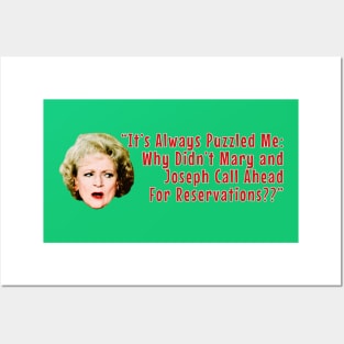 Rose Nylund Mary & Joseph Quote Posters and Art